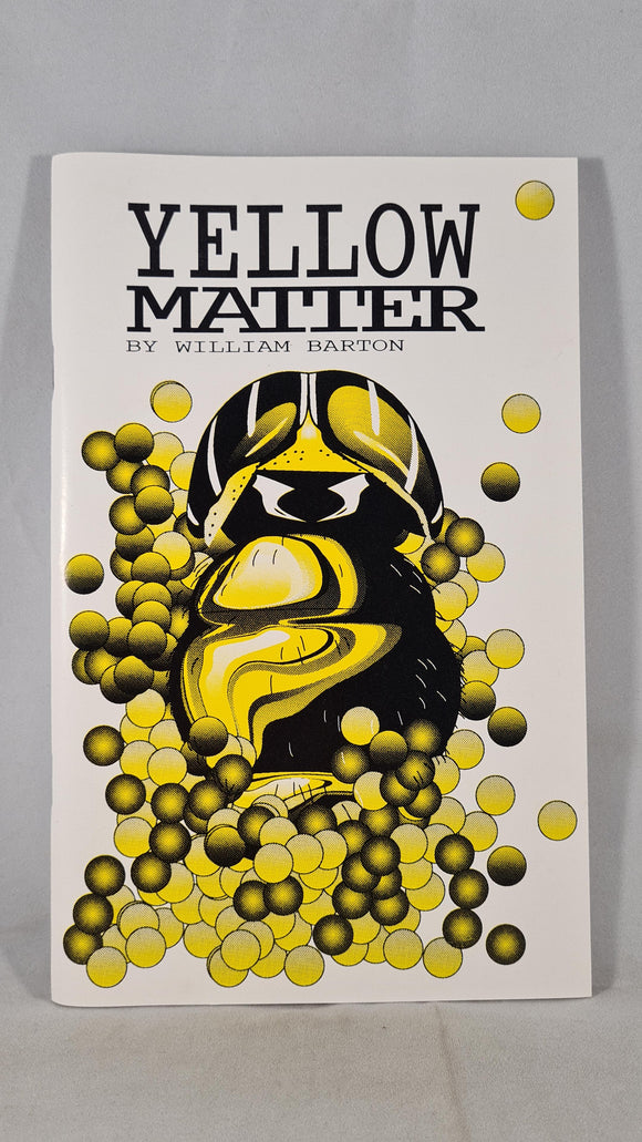 William Barton - Yellow Matter, TAL Publications, 1993, Limited Edition, Review copy, Letter