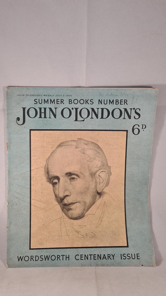 John O'London's Weekly Number 23 Summer July 7 1950
