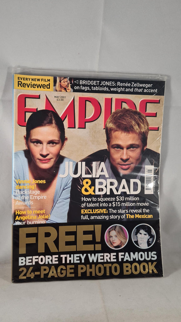 Empire Magazine May 2001 & 24 page photo book - Before They Were Famous