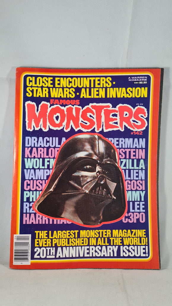 Famous Monsters Number 142 April 1978, 20th Anniversary Issue