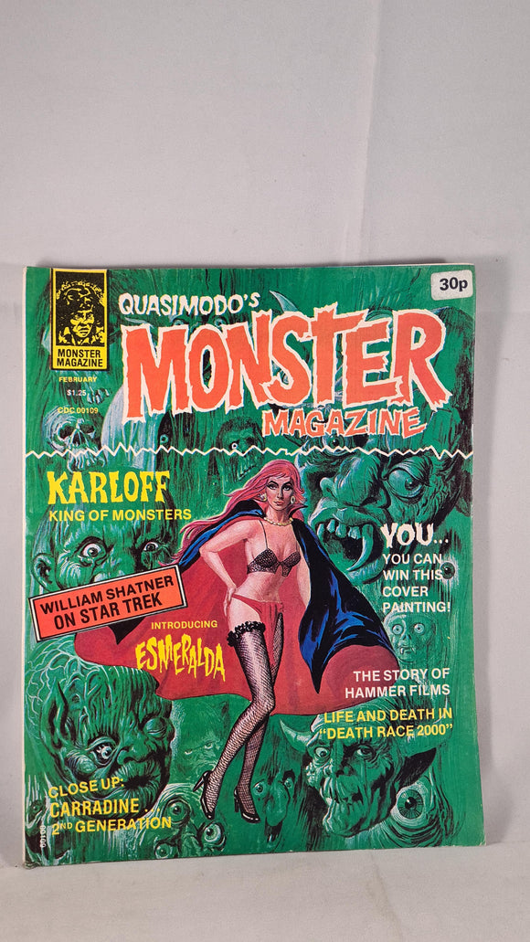 Quasimodo's Monster Magazine Volume 2 Number 6 February 1976