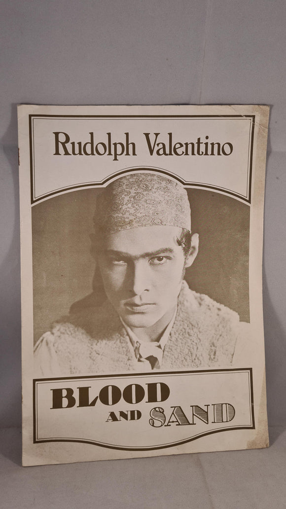 Rudolph Valentino - Blood & Sand, Vaughan Films, September 1922