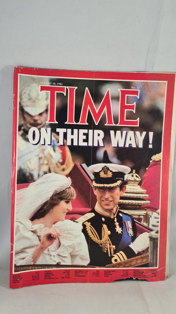 Time  Magazine August 10 1981