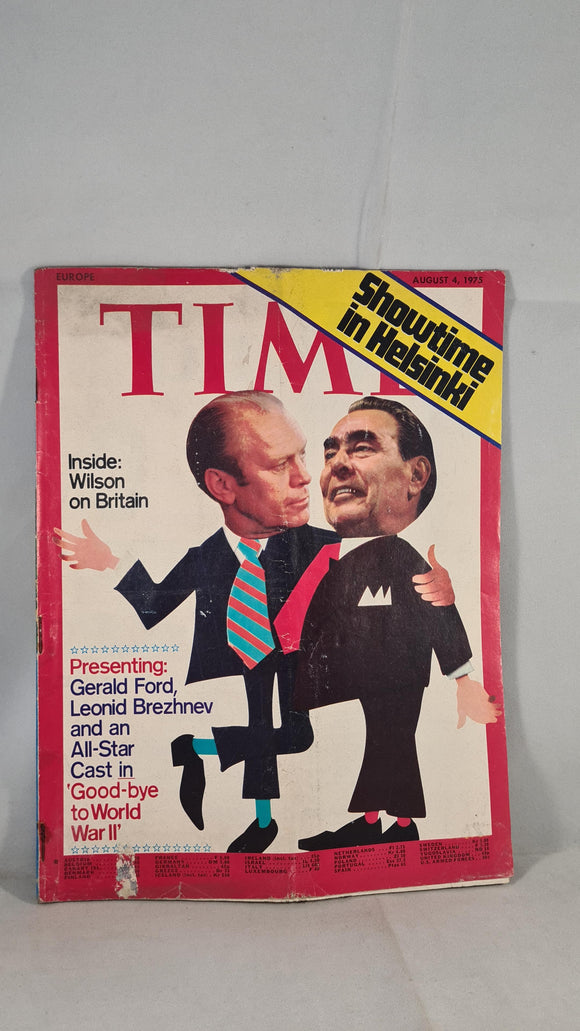 Time  Magazine August 4 1975