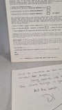 Fantasycon XII 4 - 6 September 1987, The British Fantasy Society, Letter