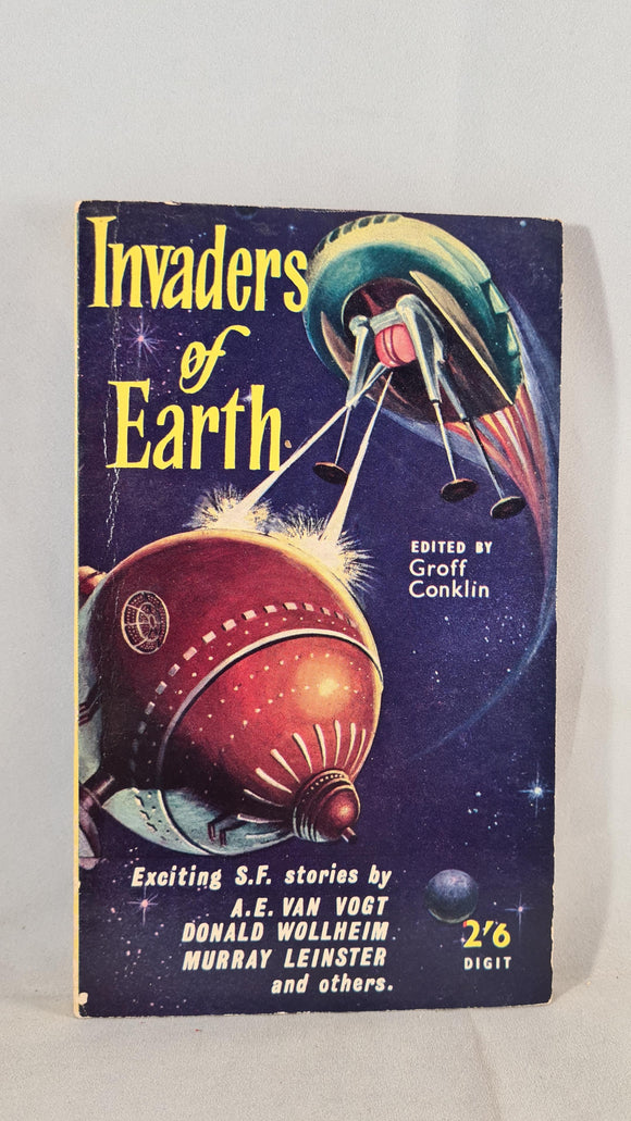 Groff Conklin - Invaders of Earth, Digit, 1952, Paperbacks