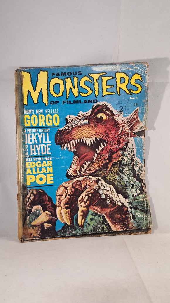 Famous Monsters Of Filmland Number 11 April 1961