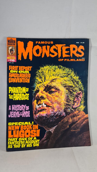 Famous Monsters of Filmland #115 1975年 Famous Monsters Of Filmland Number 115 April 1975 – Richard
