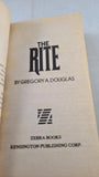 Gregory A Douglas - The Rite, Zebra Books, 1979, Paperbacks
