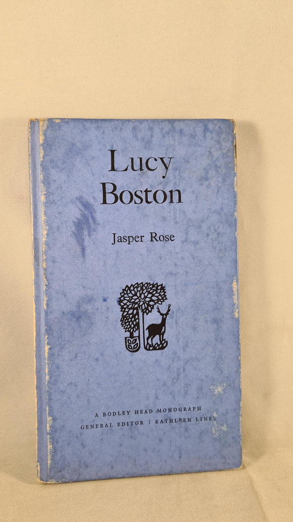 Jasper Rose - Lucy Boston, Bodley Head Monograph, 1965, First Edition