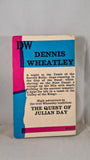 Dennis Wheatley - The Quest of Julian Day, Arrow Books, 1965, Paperbacks