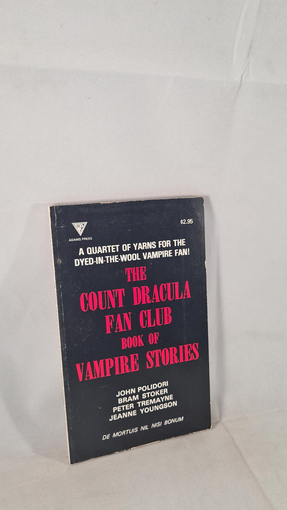 Peter Tremayne - The Count Dracula Fan Club Book of Vampire Stories, 1979, Signed