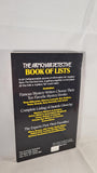 Edward Strosser - The Armchair Detective Book of Lists, 1989, First Edition, Paperbacks
