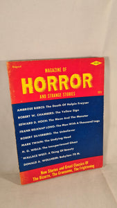 Magazine of Horror & strange stories Volume 1 Number 1 August 1963