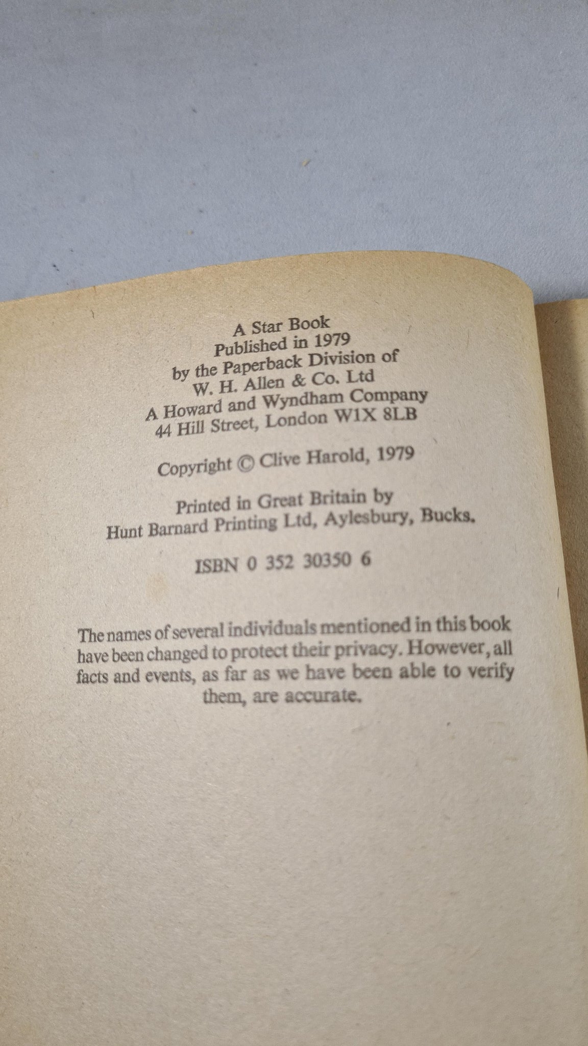 Clive Harold - The Uninvited, Star Book, 1979, Paperbacks – Richard ...