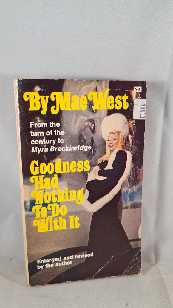 Mae West - Goodness Had Nothing To Do With It, Macfadden Books, 1970, Paperbacks