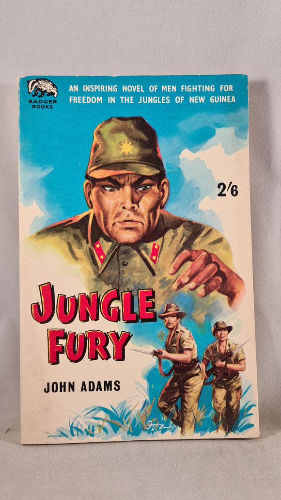 John Adams - Jungle Fury, Badger Books, no date, Paperbacks