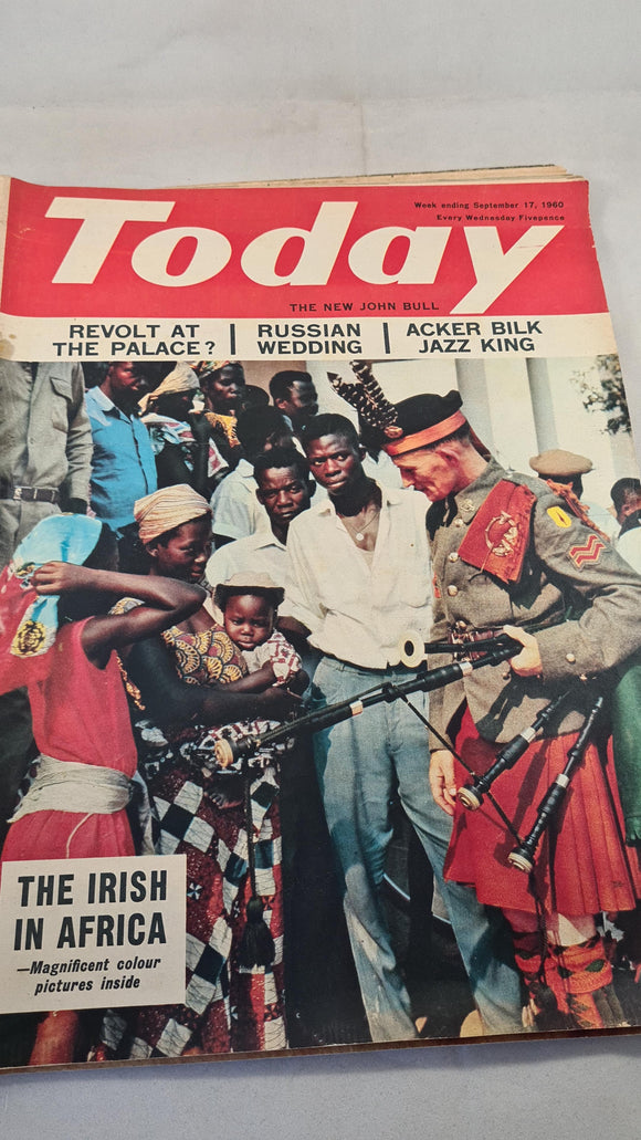 Today Magazine Volume 2 Number 30 September 17 1960