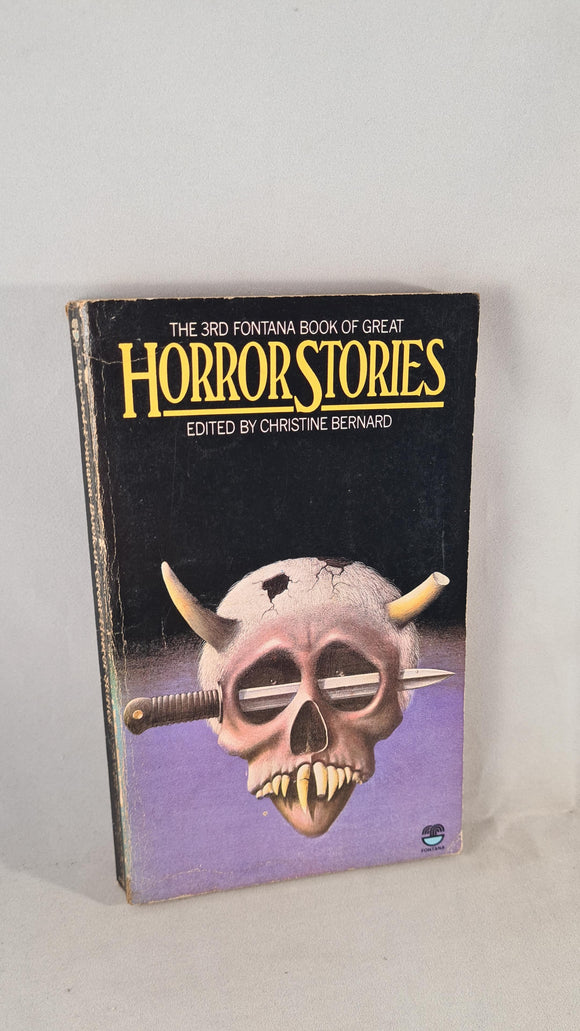 Christine Bernard - The 3rd Fontana Book of Great Horror Stories, 1977, Paperbacks