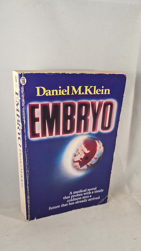 Daniel M Klein - Embryo, New English, 1983, Paperbacks