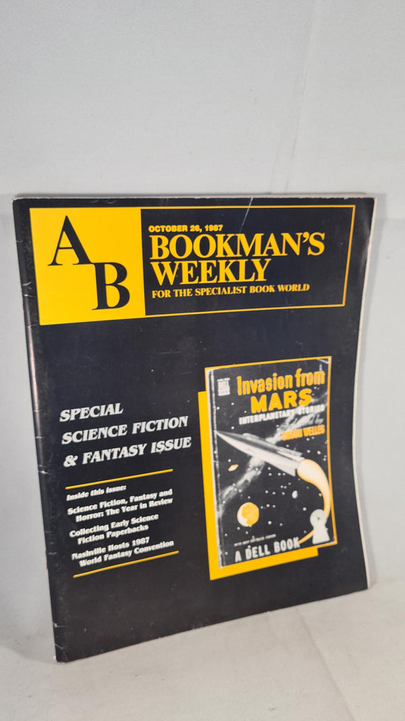 AB Bookman's Weekly Volume 80 Number 17 October 26 1987