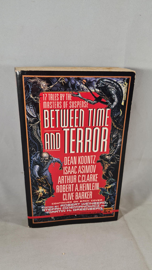 Stefan Dziemianowicz - Between Time & Terror, First ROC Book, 1995, Signed, Paperbacks