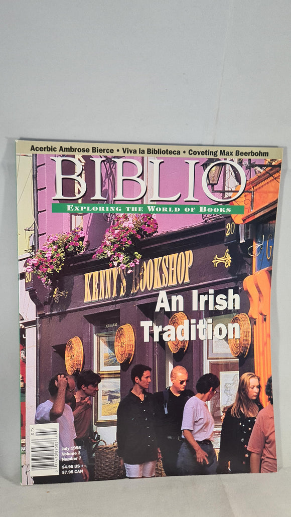 Biblio Magazine Volume 3 Number 7 July 1998