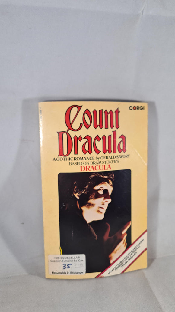 Gerald Savory - Count Dracula, Corgi Books, 1977, Paperbacks
