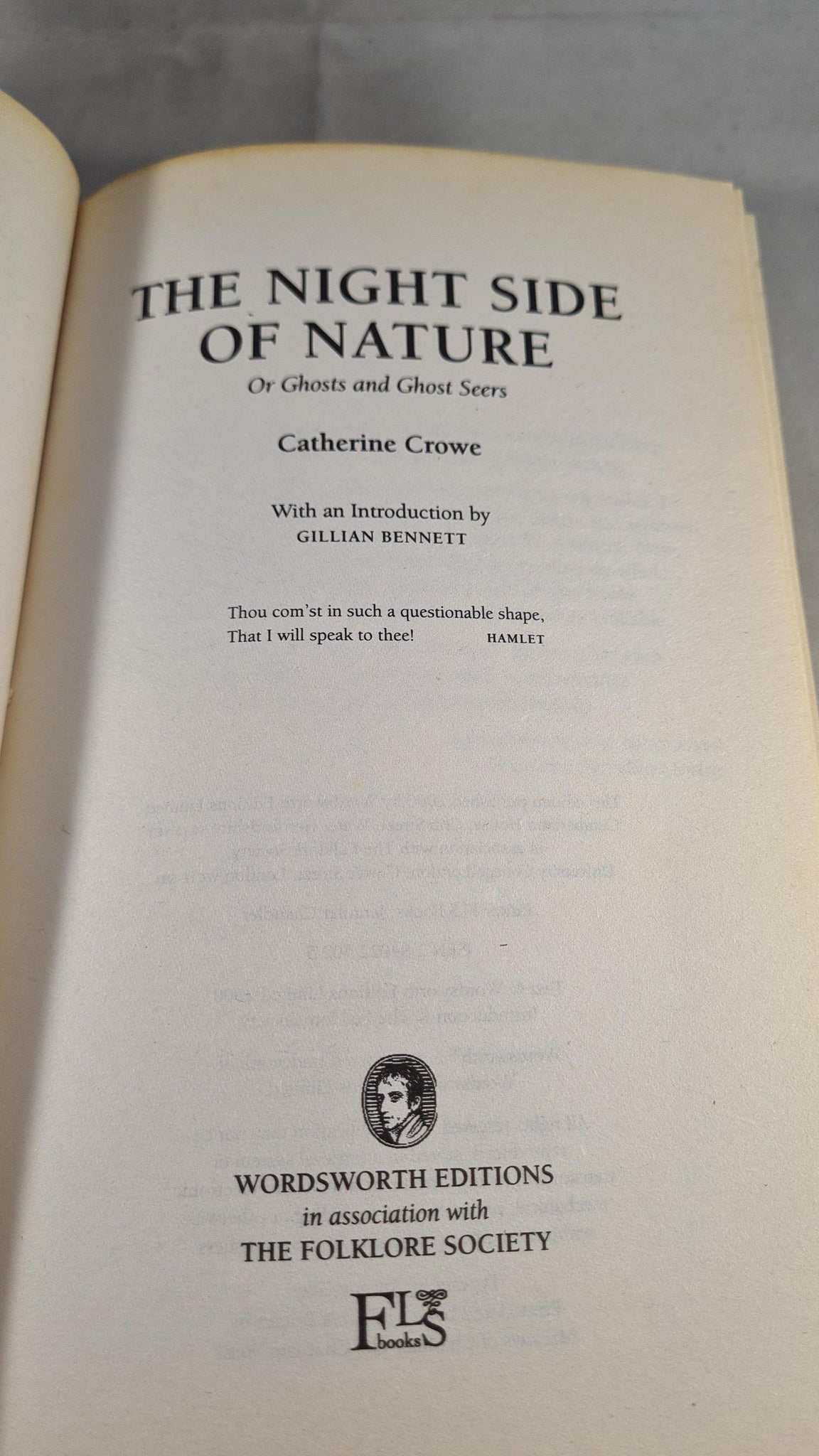 Catherine Crowe - The Night Side of Nature, Wordsworth, 2000