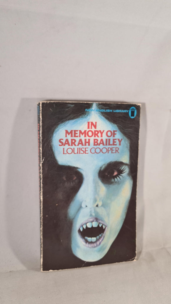 Louise Cooper - In Memory of Sarah Bailey, First New English, 1977, Paperbacks