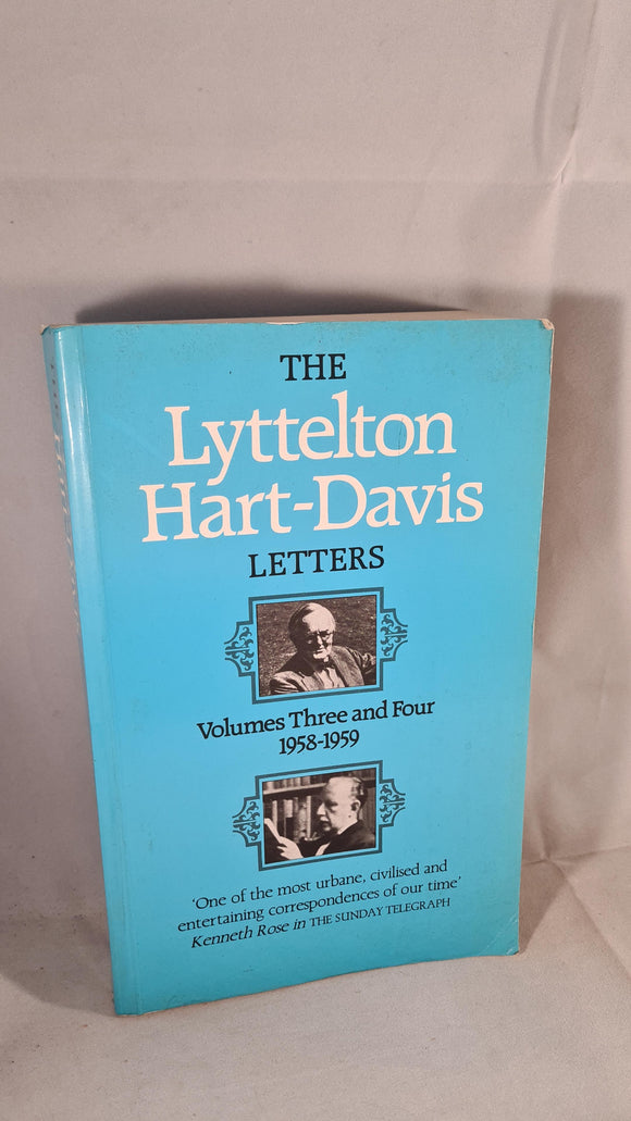 Rupert Hart-Davis - The Lyttelton Hart-Davis Letters, Murray, 1986, First Paperbacks
