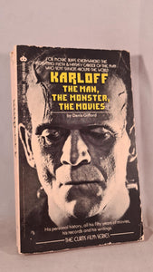 Denis Gifford - Karloff The Man, The Monster, The Movies, Curtis Books, 1973, Paperbacks