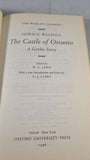 Horace Walpole - The Castle of Otranto, Oxford University, 1996, Paperbacks