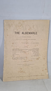W H Wilkins - The Albemarle Volume 1 Number 1 A Monthly Review January 1892