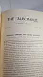 W H Wilkins - The Albemarle Volume 1 Number 1 A Monthly Review January 1892