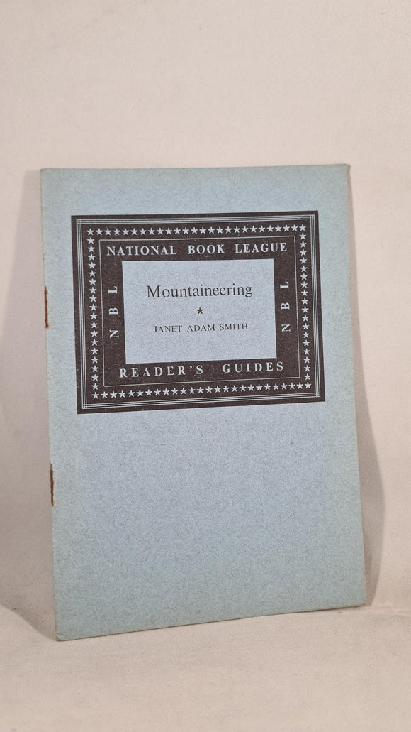 Janet Adam Smith - Mountaineering, National Book League, 1955