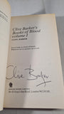 Clive Barker's Books of Blood Volume 1 - 6, Sphere Books, 1984, Signed, Paperbacks