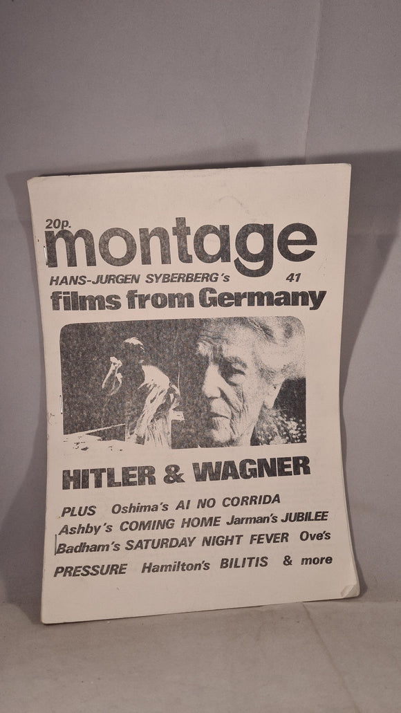 Montage Number 41 Films from Germany