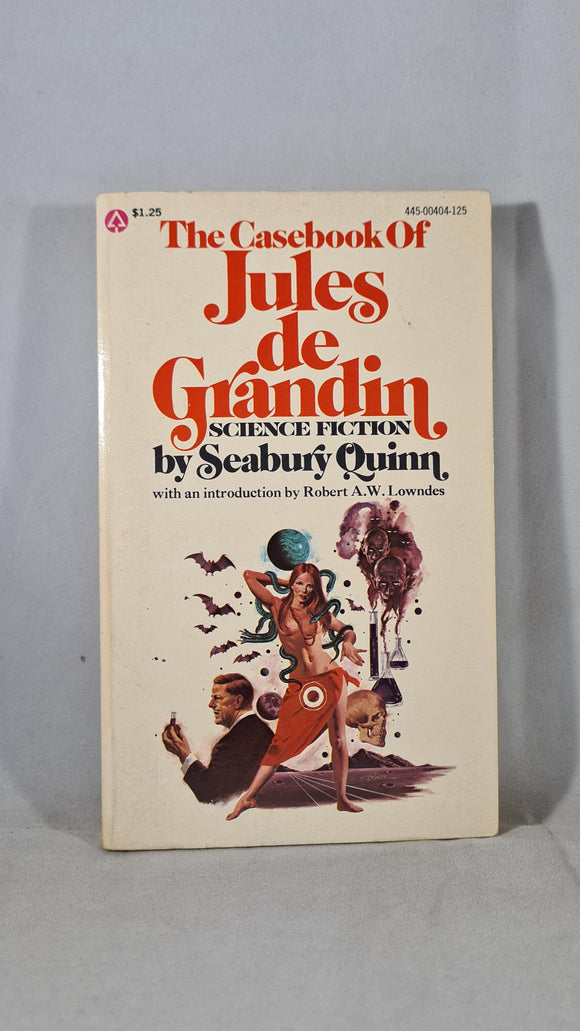Seabury Quinn - The Casebook Of Jules de Grandin, Popular, 1976, Inscribed, Signed