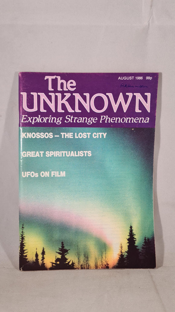The Unknown - Exploring Strange Phenomena August 1986