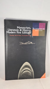 Bloomsbury Manuscripts, Literature & History, Modern First Edition 16 & 17 October 2008