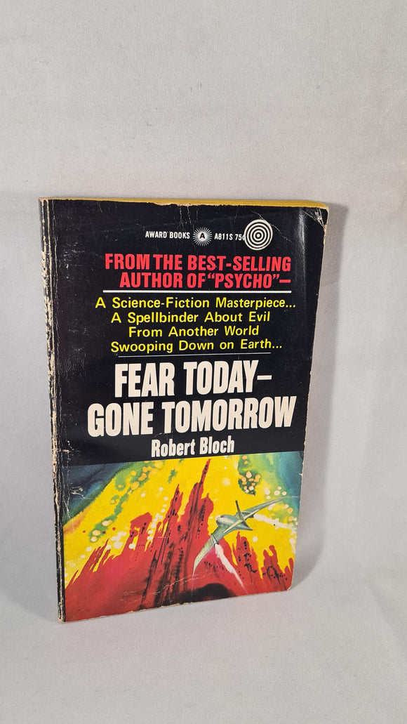 Robert Bloch - Fear Today, Gone Tomorrow, Award Books, 1971, Paperbacks