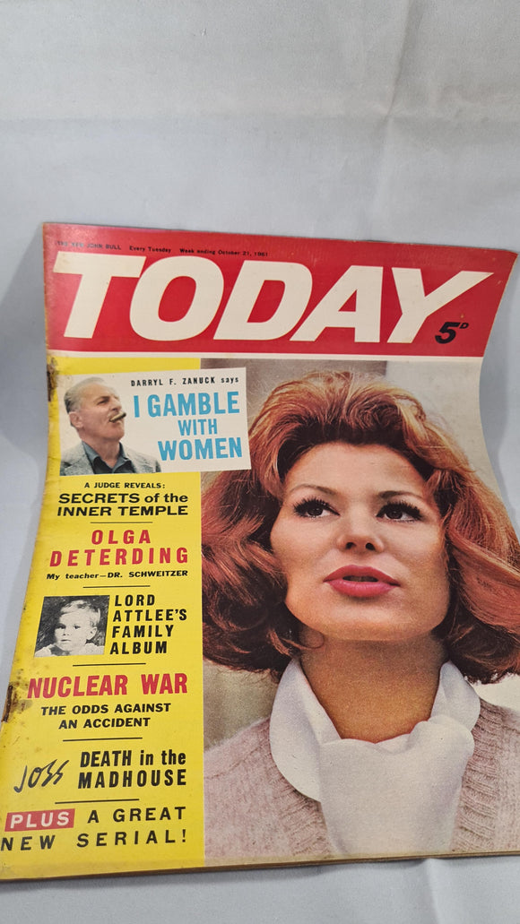 Today Magazine Volume 4 Number 87 October 21 1961