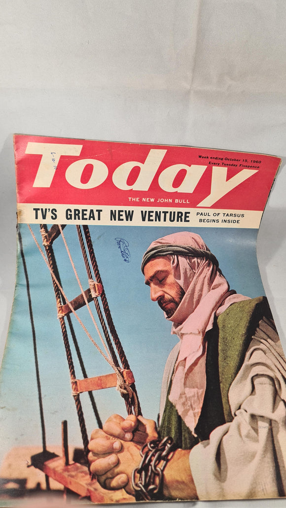 Today Magazine Volume 2 Number 34 October 15 1960