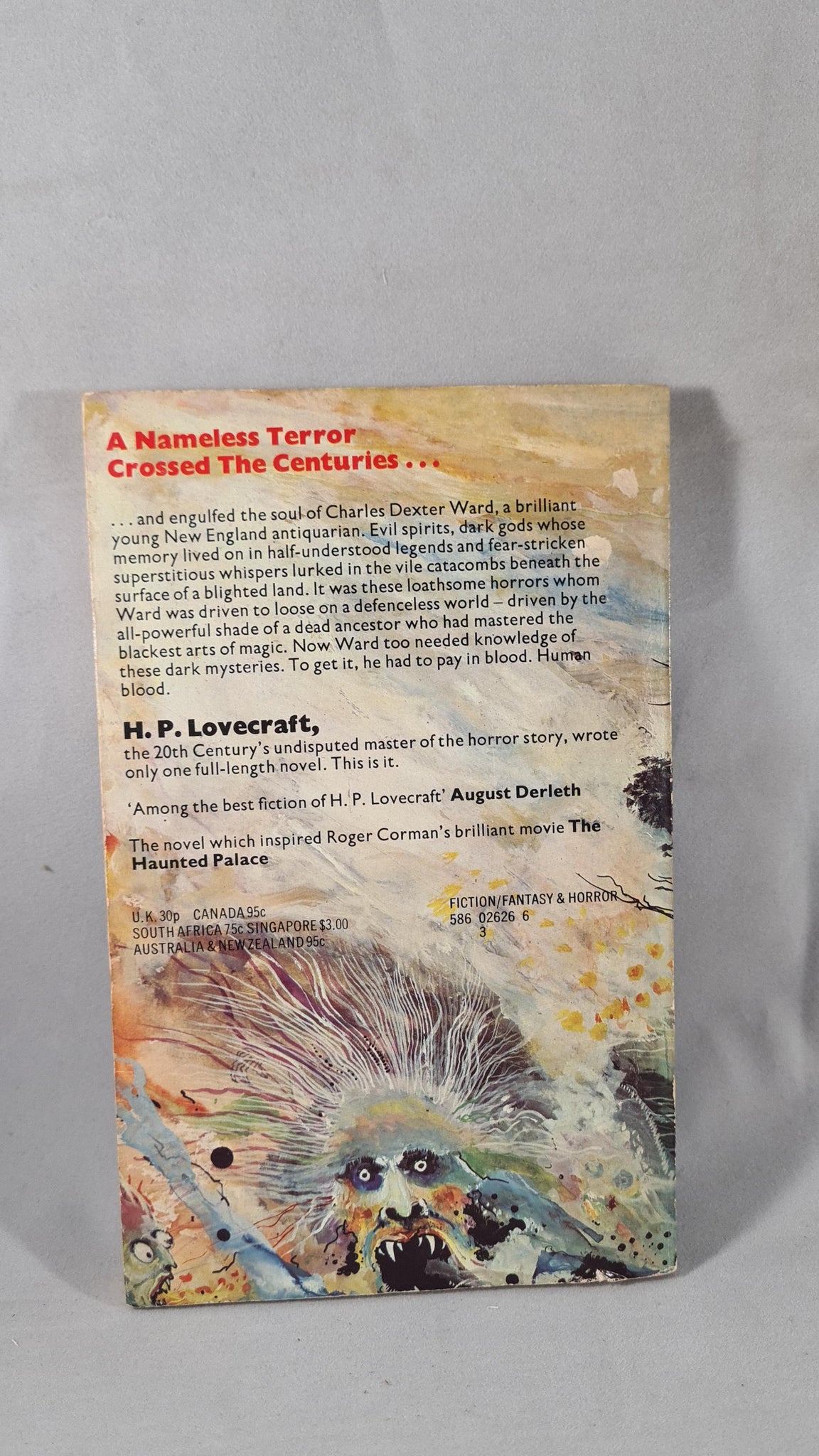 H P Lovecraft The Case of Charles Dexter Ward, Panther, 1973, Paperb Richard Dalby