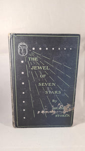 Bram Stoker - The Jewel of Seven Stars, Harper, 1904, First US Edition