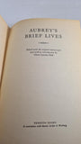 Oliver Lawson Dick - Aubrey's Brief Lives, Penguin Books, 1987, Paperbacks
