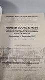 Dominic Winter Printed Books & Maps 12 December 2007
