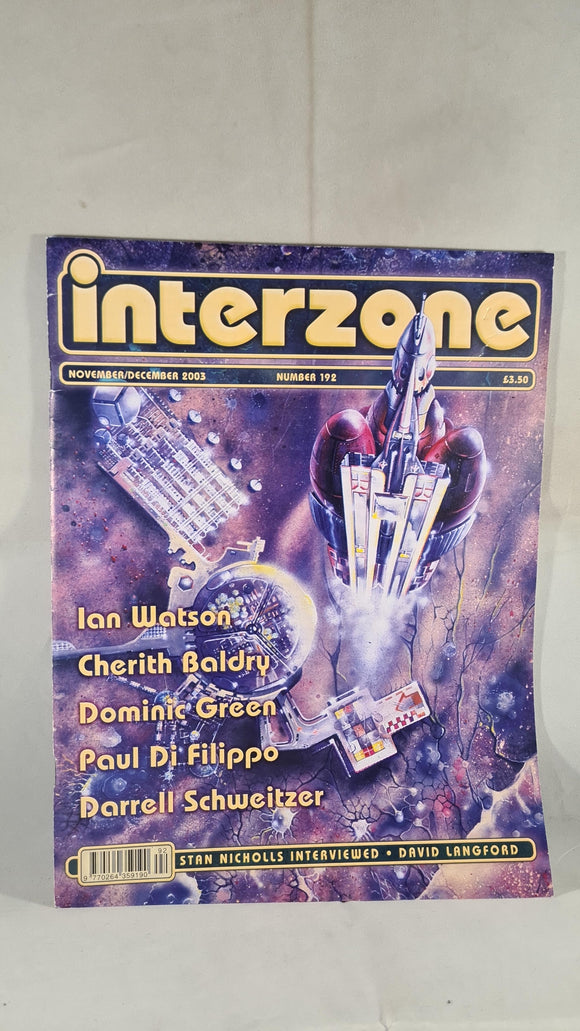 David Pringle - Interzone Science Fiction & Fantasy, Number 192, December 2003