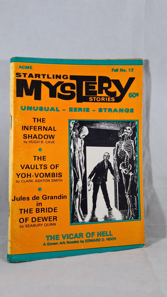 Startling Mystery Stories Volume 3 Number 5 Fall 1970 Whole Number 17